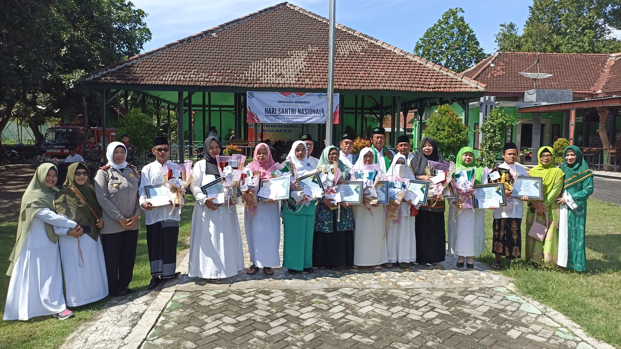 MWC NU Kertosono apresiasi dedikasi terbaik Pesantren dan TPQ tertua di Hari Santri