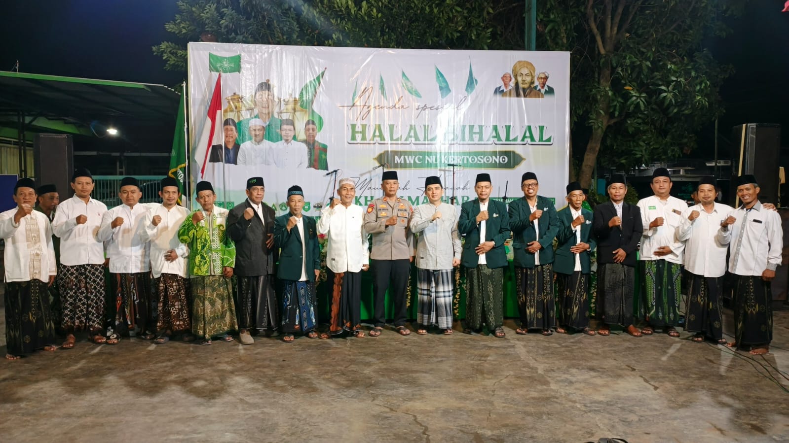 Perkuat Soliditas, MWC NU Kertosono Gelar Halal Bi Halal dan Konsolidasi Organisasi