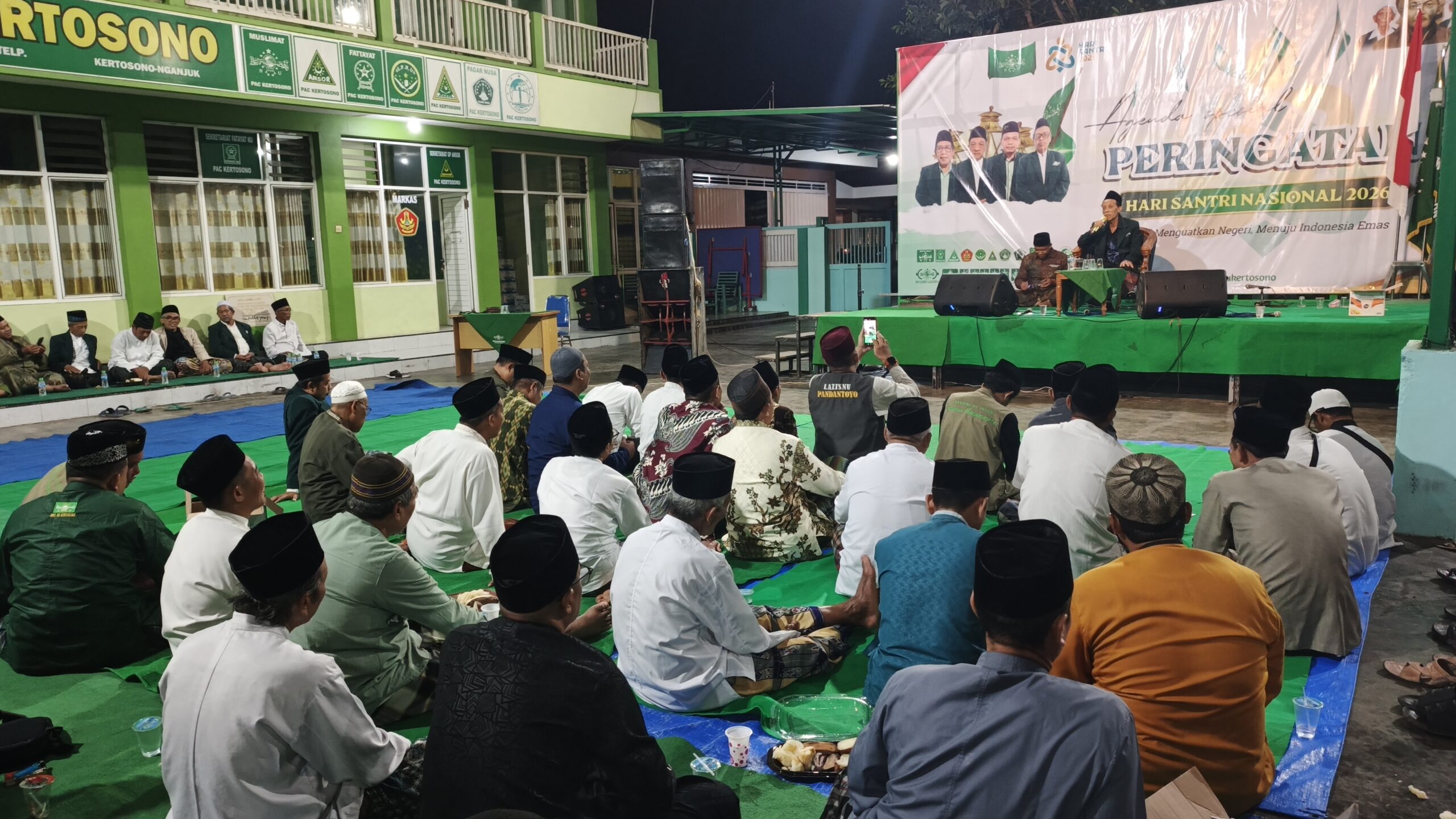 Peringati Puncak Hari Santri Nasional 2026, MWC NU Kertosono Gelar Sosialisasi Musyawarah Ranting